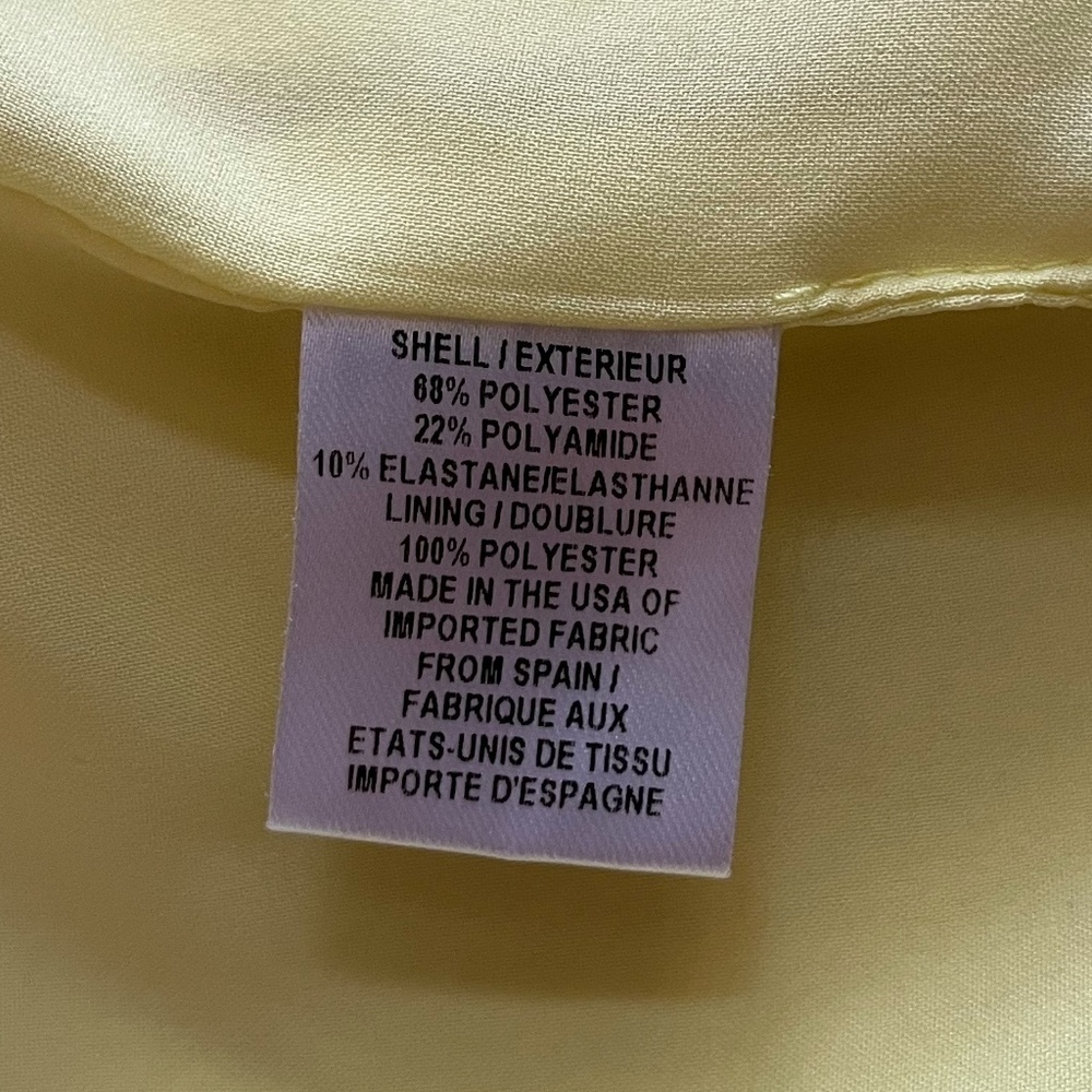 MILLY | Ruffled Hem Geneva Mini Dress in Neon Yellow | Size 6 - Picture 11 of 12